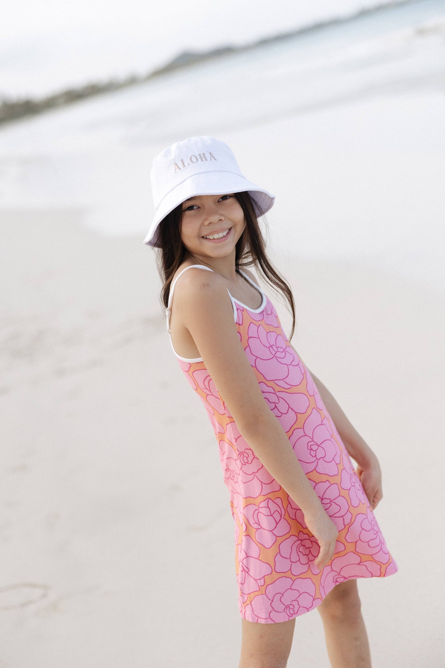 Embroidered Aloha Bucket Hat