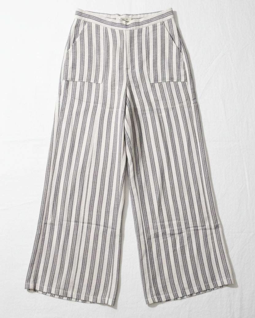 striped pants on a white background