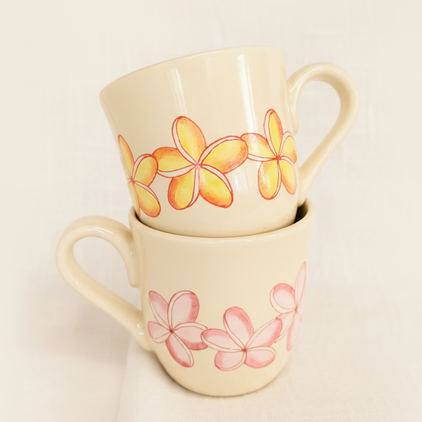 Mini cape Mug Plumeria