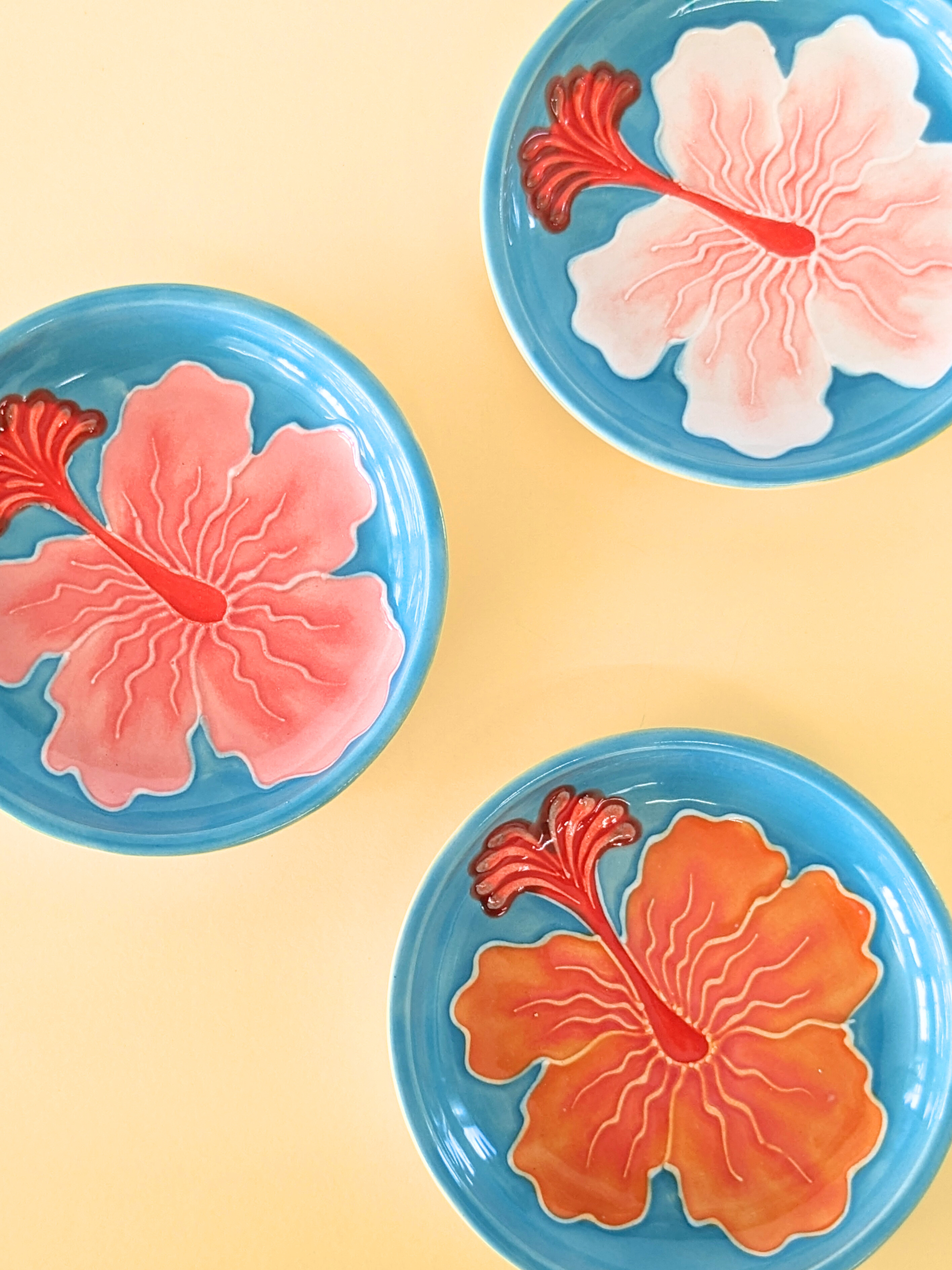 Hibiscus Trinket Dish – Banana Patch Studio