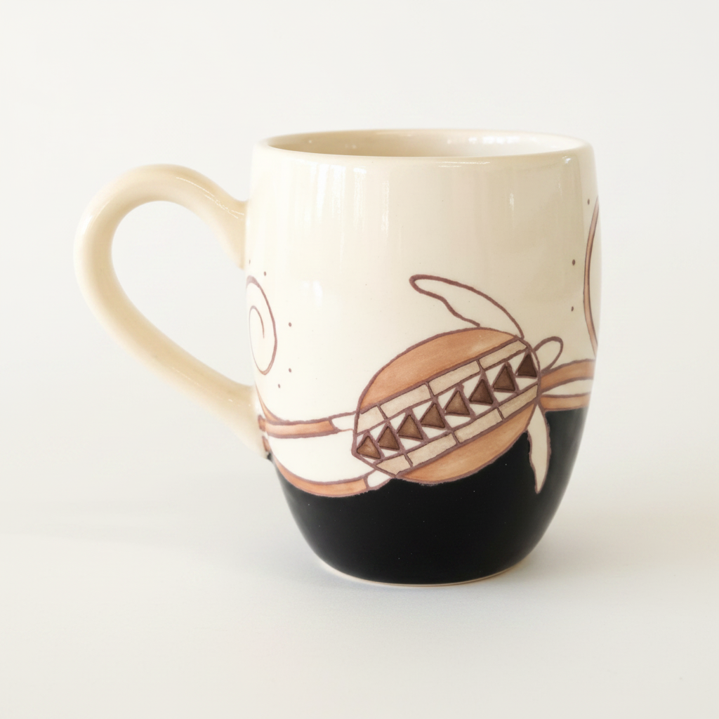 Barrel Mug Tapa Honu