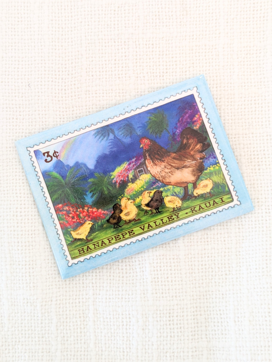 3 Cent Rooster Magnet