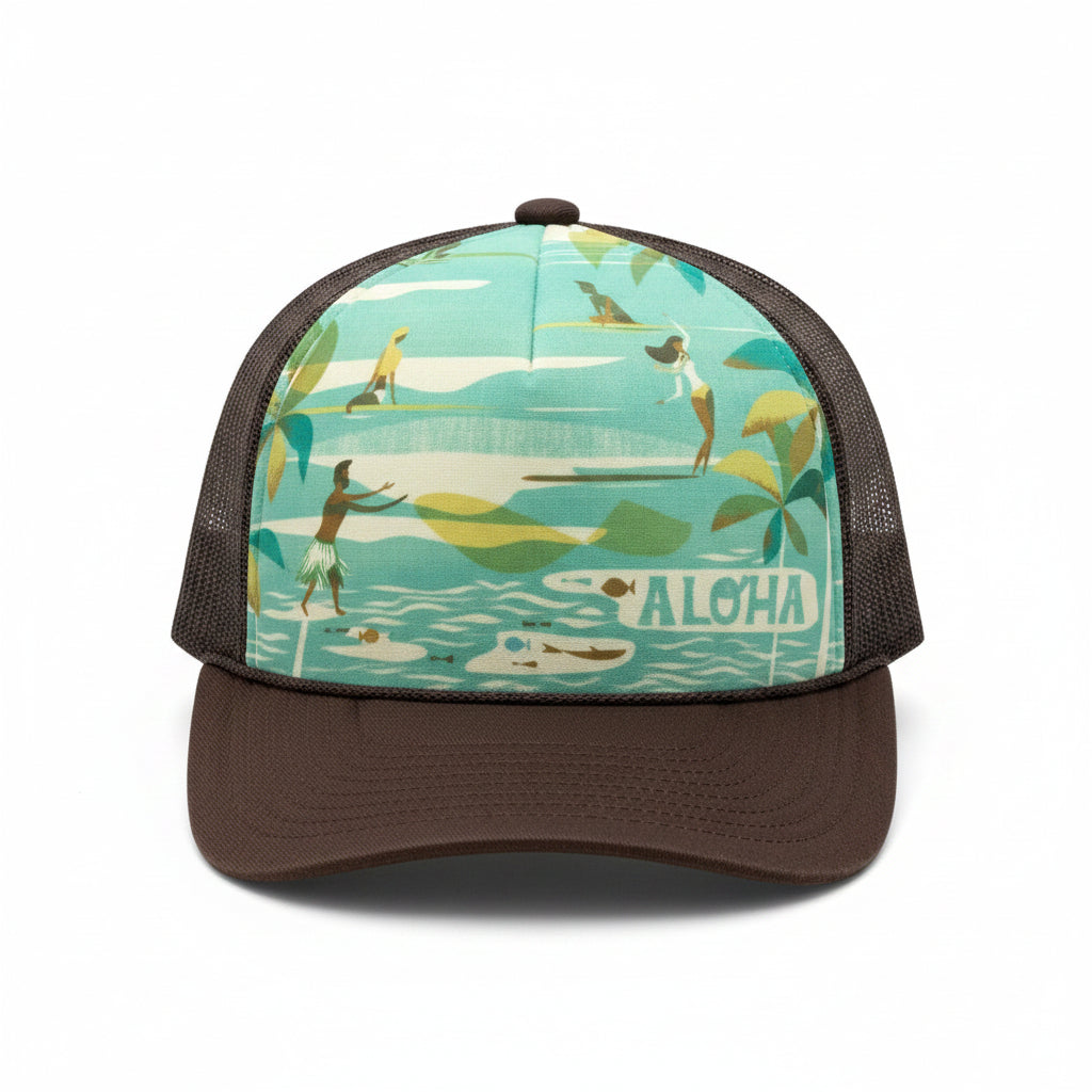 NK holoholo trucker hat