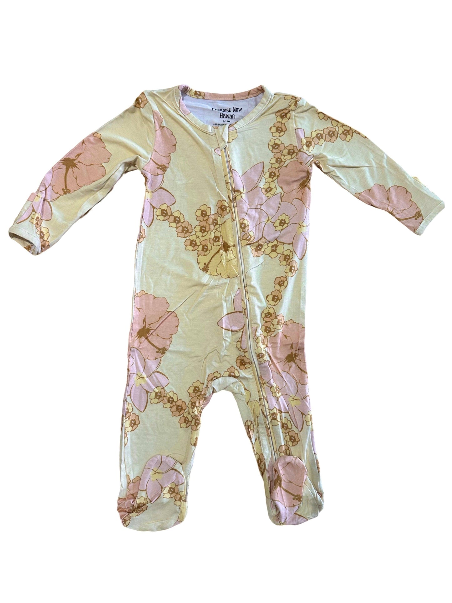 Long Sleeve Keiki Romper in Guava Jelly