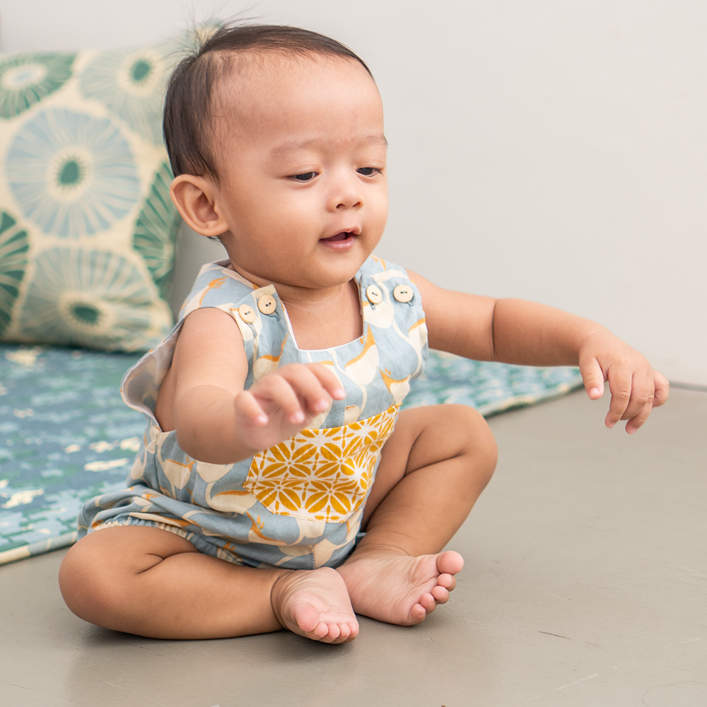 Cotton Romper | Heliconia Alpine