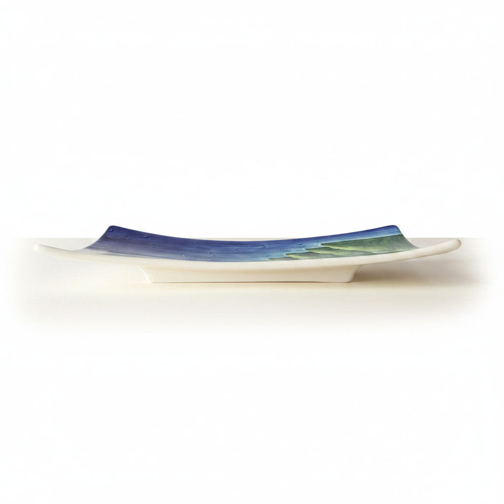 Rectangular Swoop Platter Nā Pali