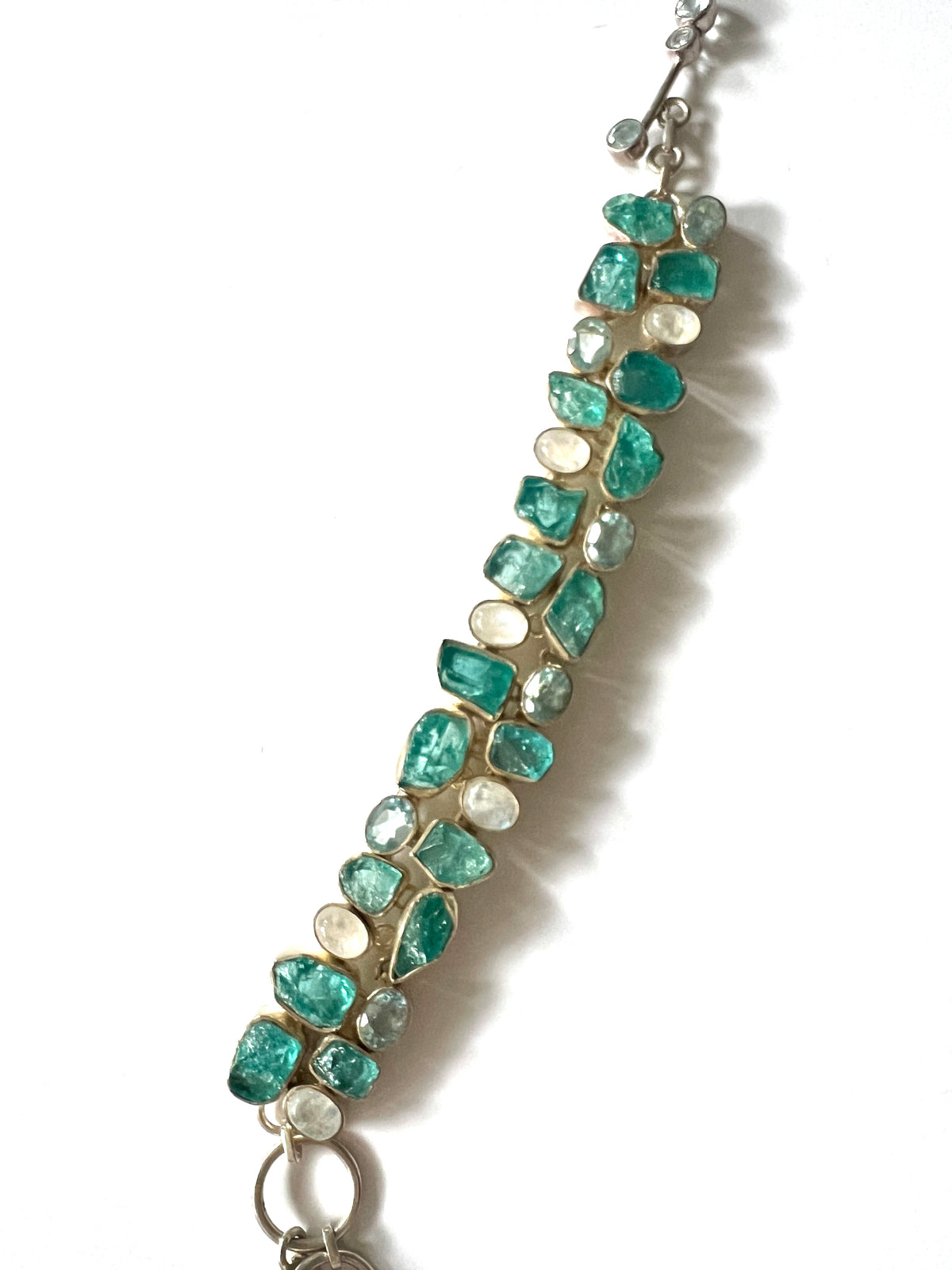 Apatite and Aquamarine Bracelet