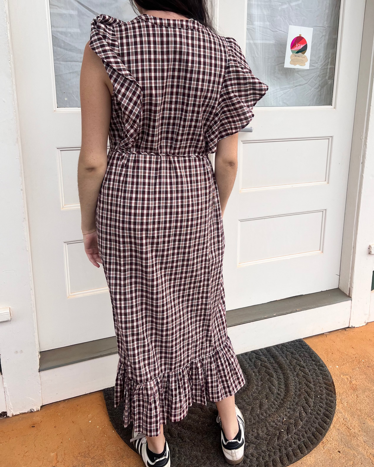 Plaid Maxi Dress