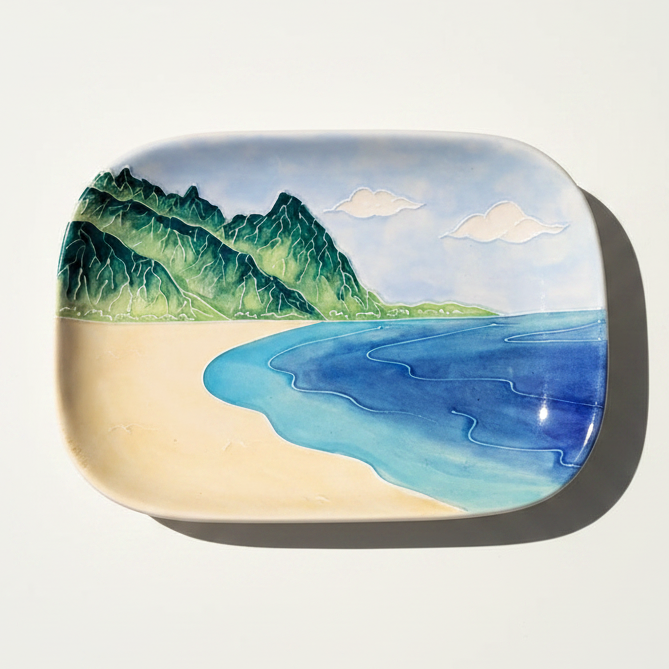 Squircle Platter Bali hai