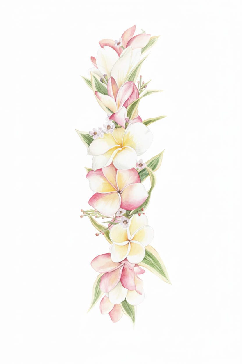 Plumeria Lei Po' o