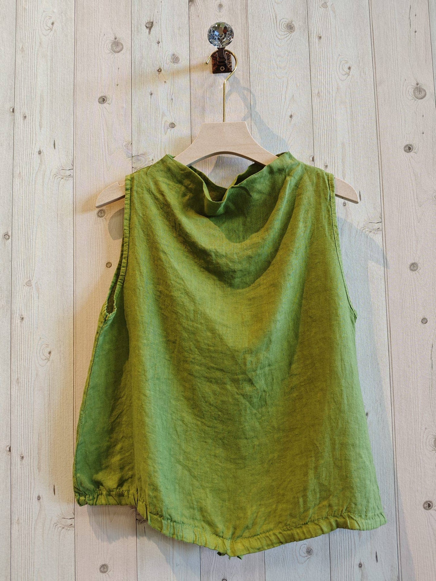 REF 5189 SLEEVELESS BLOUSE 100% LINEN