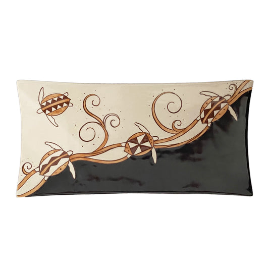 Rectangular Swoop Platter Tapa Honu
