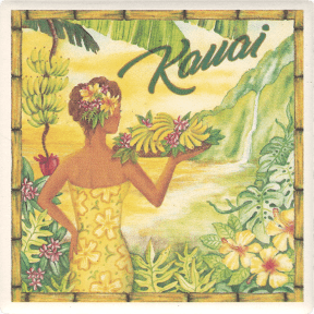 Banana Girl Coaster