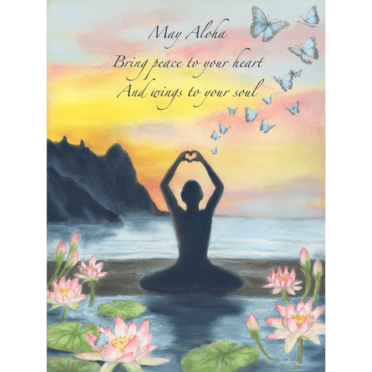 Aloha Lotus Print