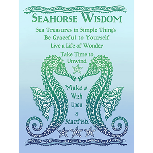 Sea Horse Wisdom print