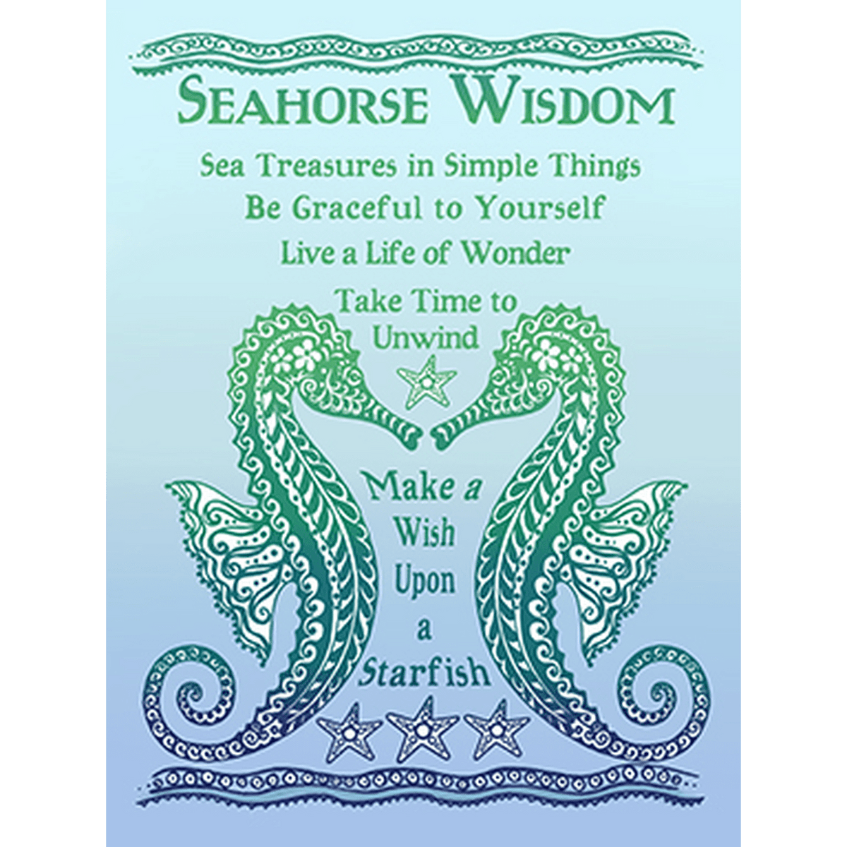 Sea Horse Wisdom print