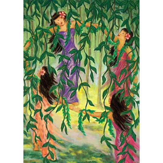 Maile Sisters Greeting Card