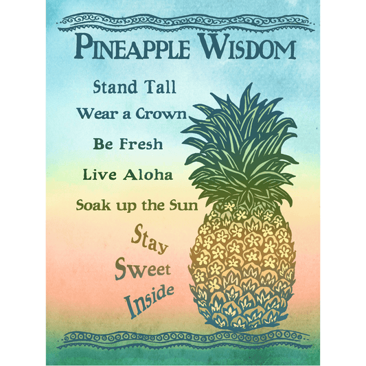 Pineapple Wisdom Print