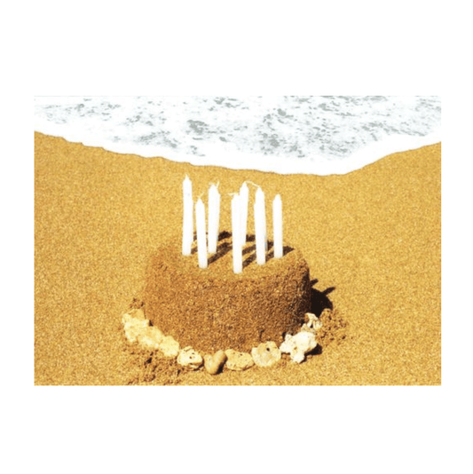 Happy Birthday Cake (Poipu Beach) Greeting Card