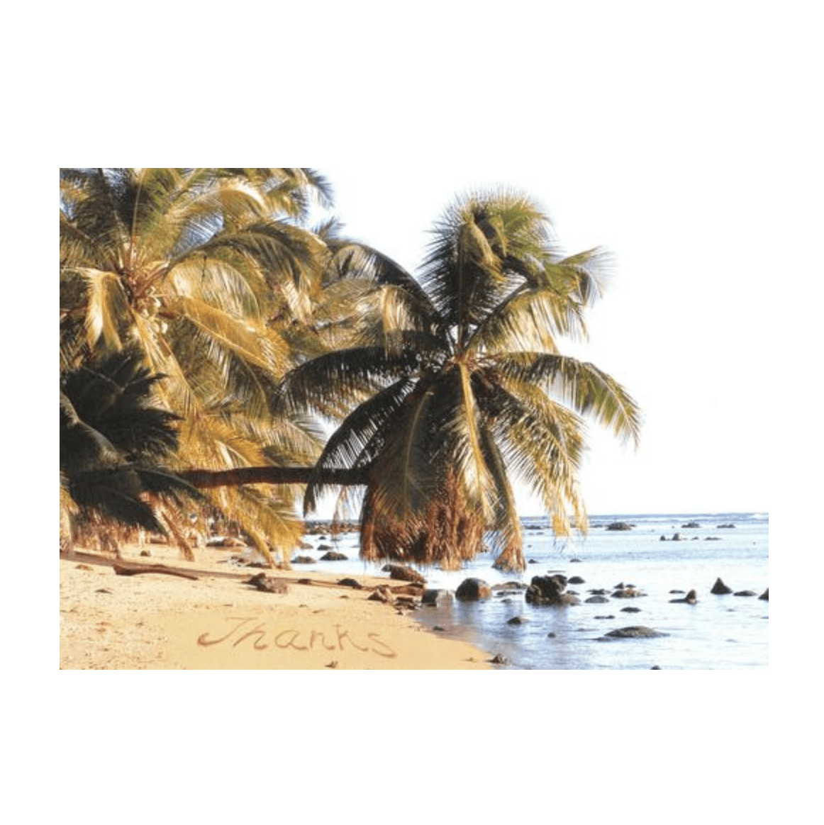 Thanks (Pakala Beach) Greeting Card