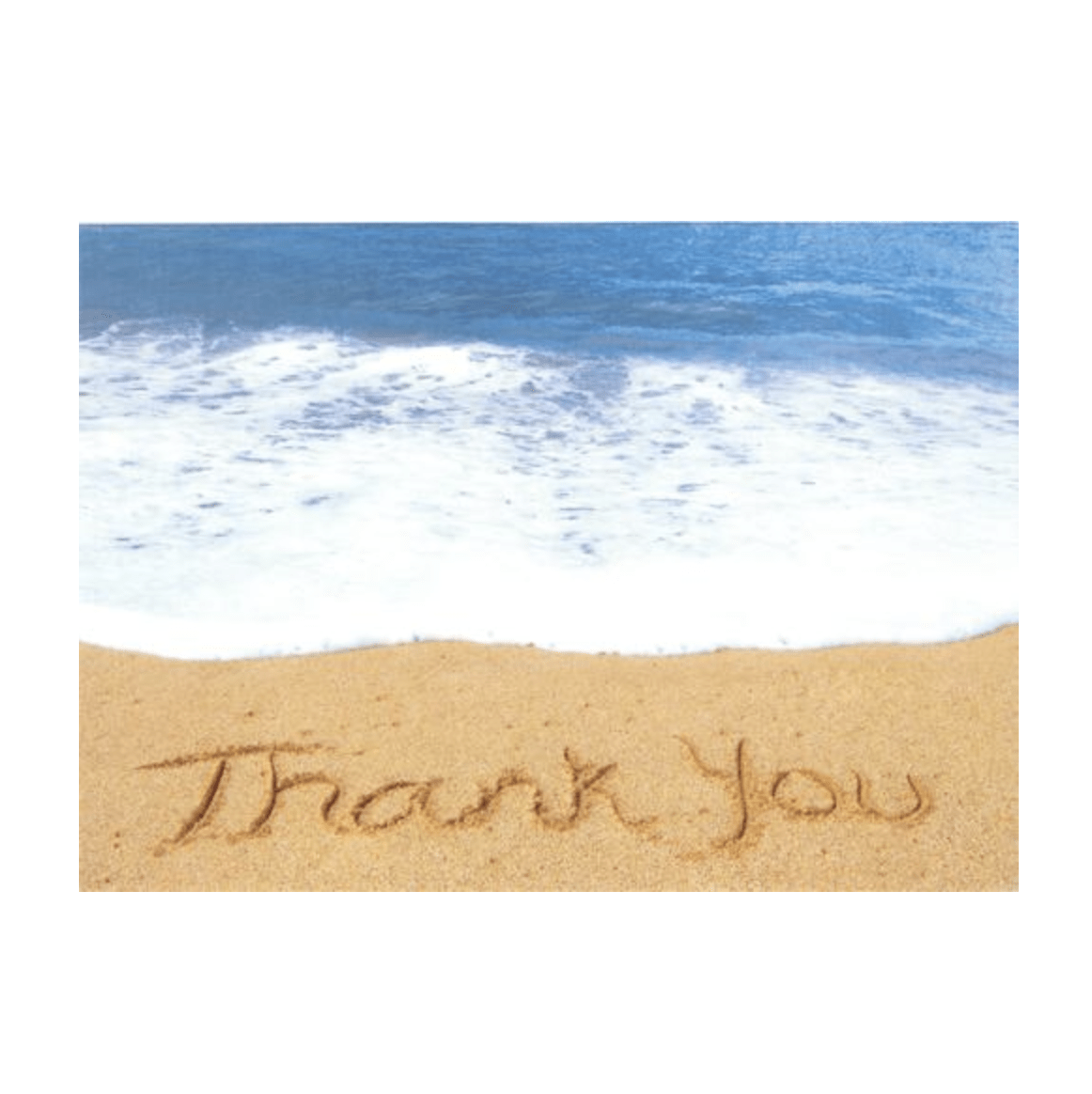 Thank You (Lumahai Beach) Greeting Card