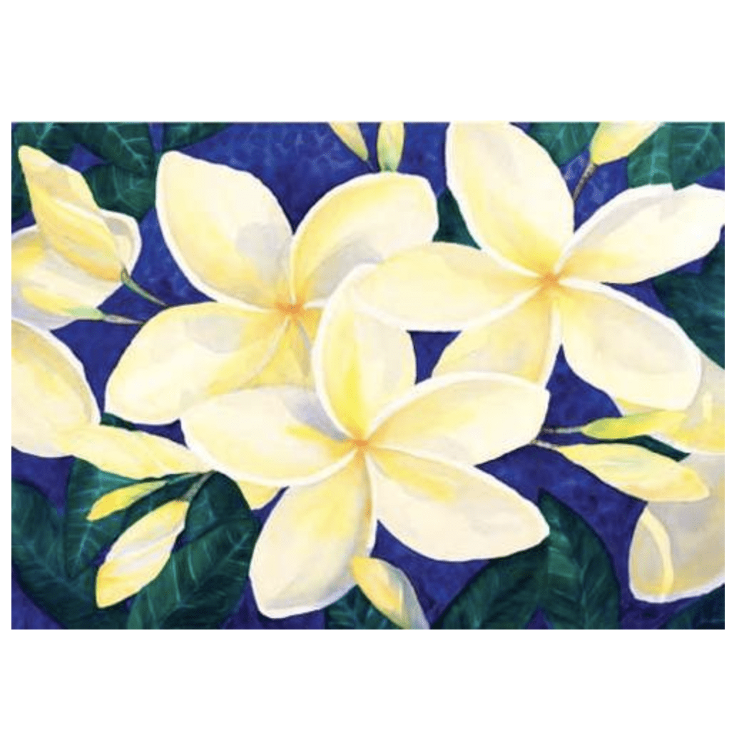 Plumeria Greeting Card