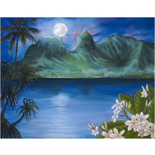 Anahola Moon Giclée