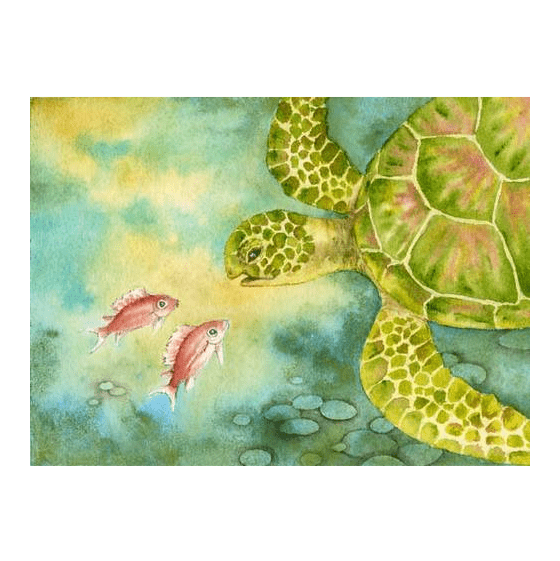 Eye to Eye (Honu) Giclée