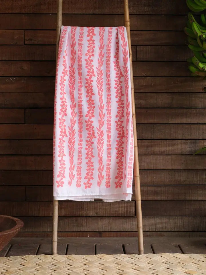Handprinted "Sulu" Sarong - Salusalu Print