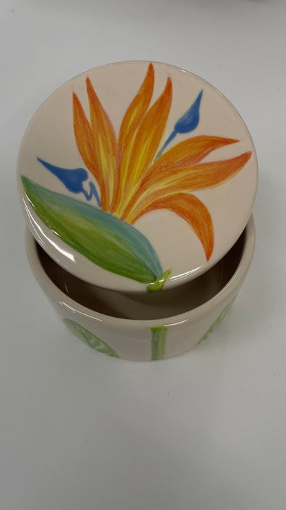 Tropical Flower Treasure Box