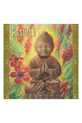 Baby Buddha Red Ginger Cork Coaster