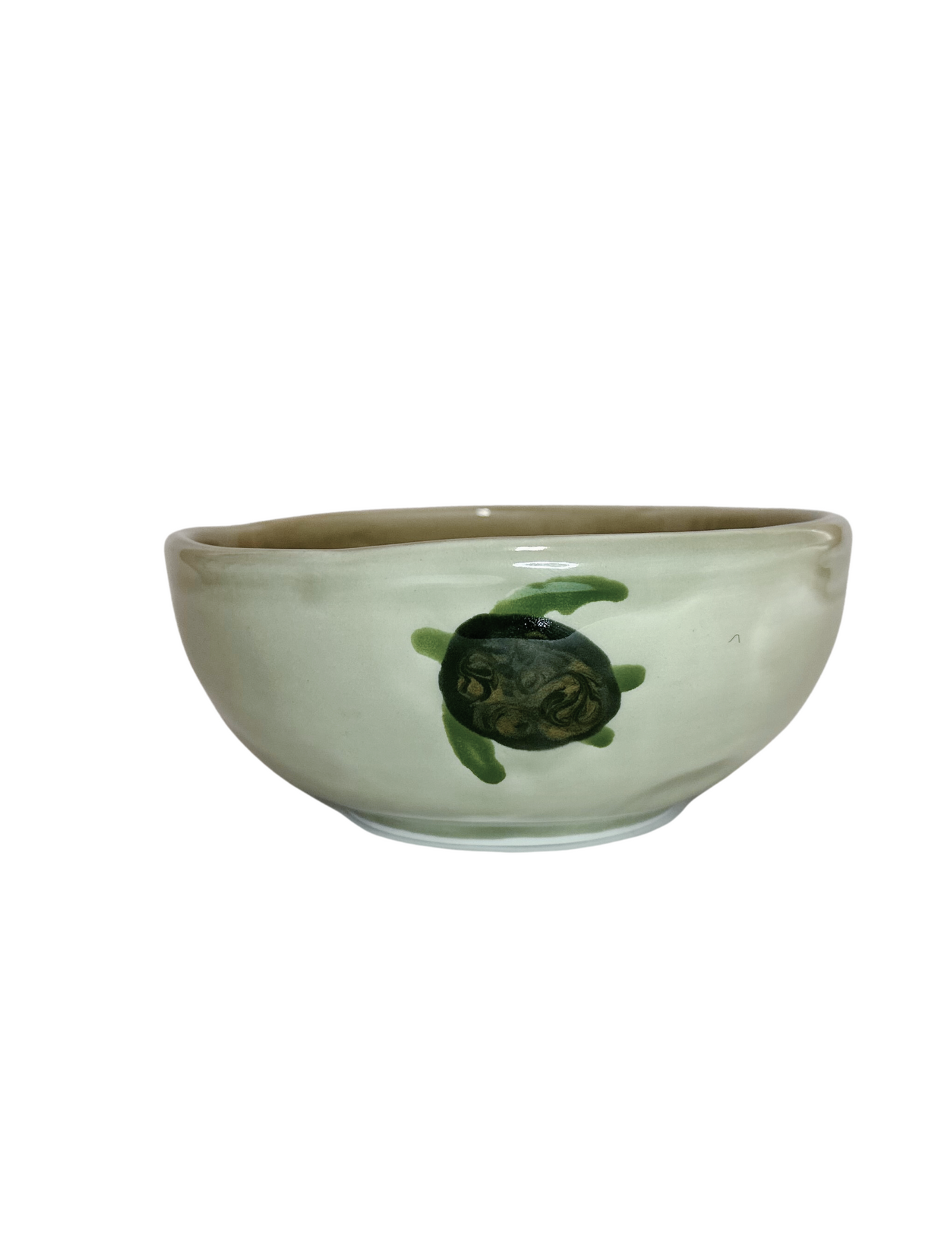 Cottage Bowl- Celadon Turtle