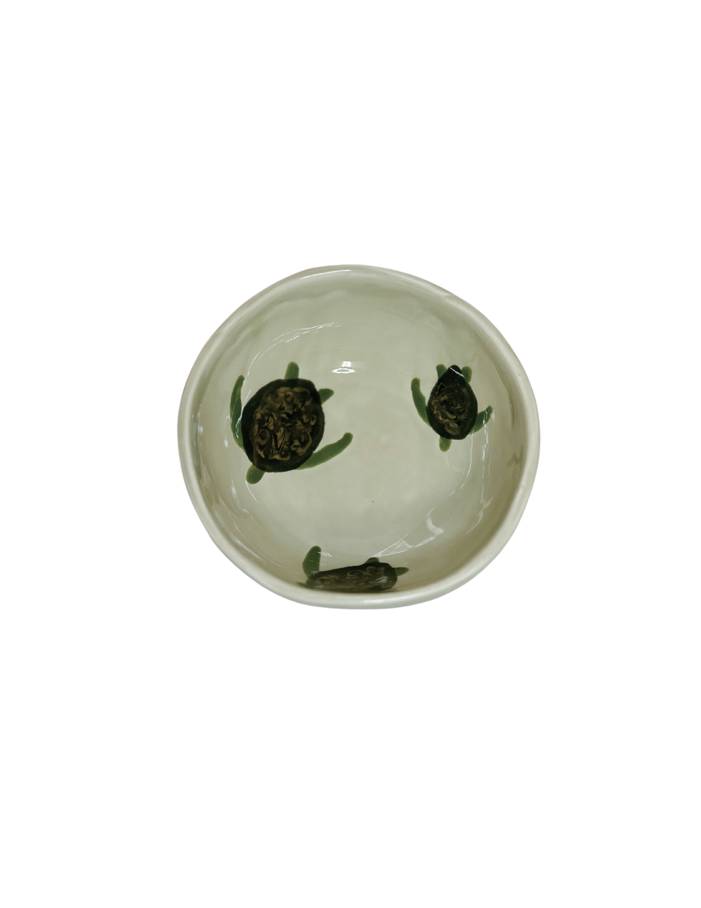 Cottage Bowl- Celadon Turtle