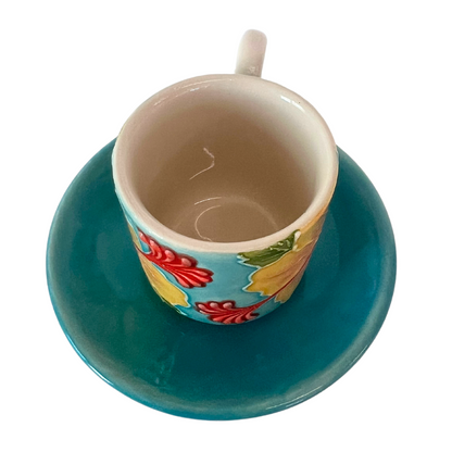 Espresso Cup with Saucer 2oz Hibiscus