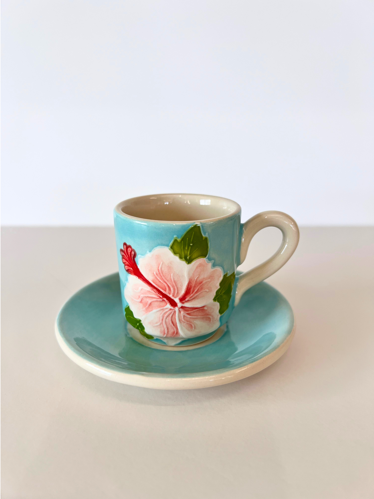 Espresso Cup with Saucer 2oz Hibiscus