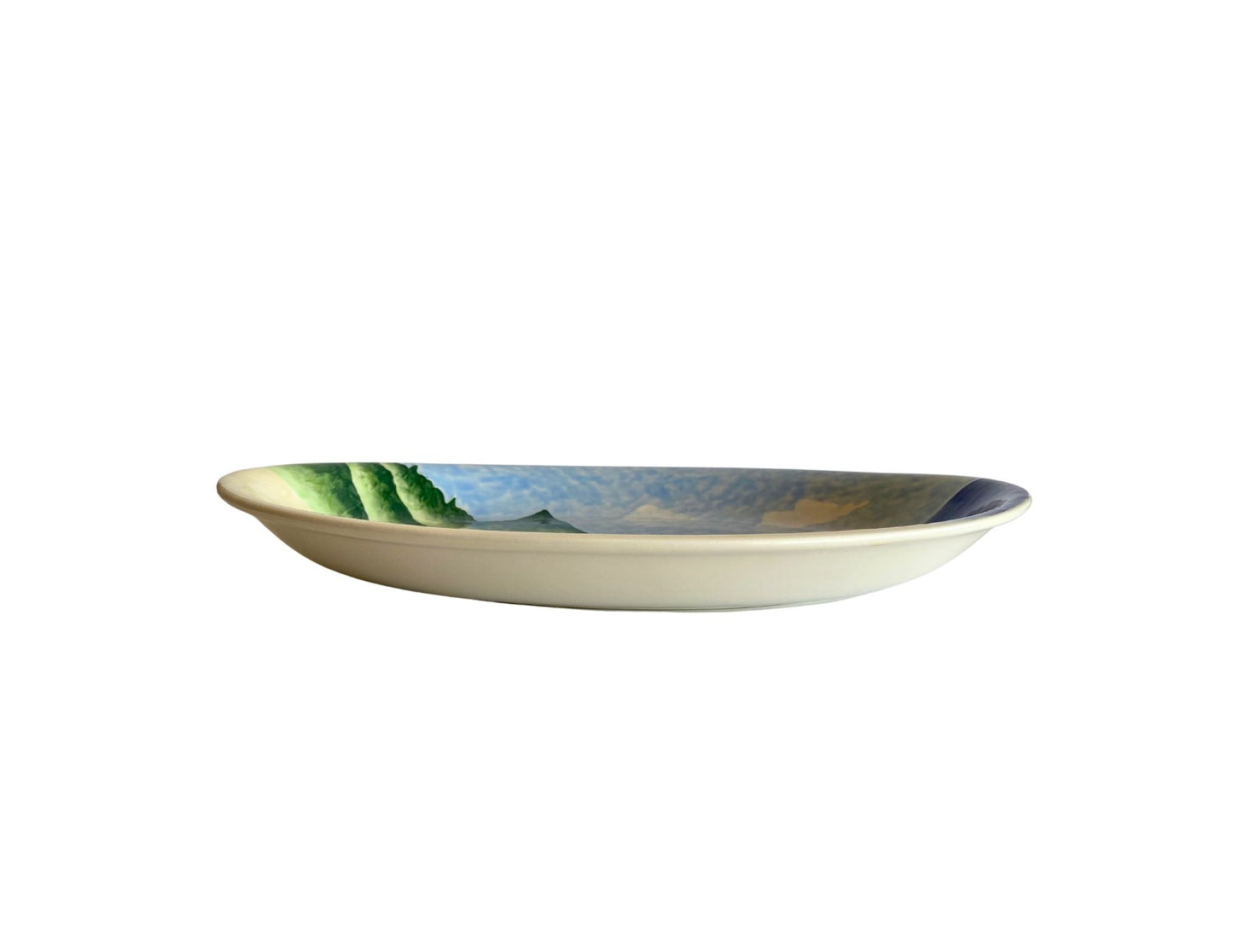 Oval Coupe Platter- Bali Hai