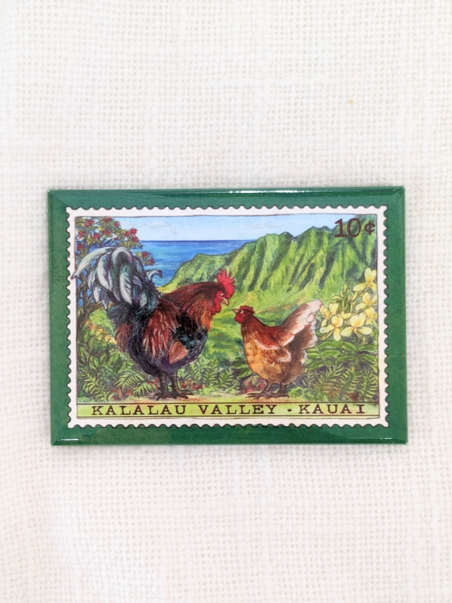 10 Cent Rooster Magnet
