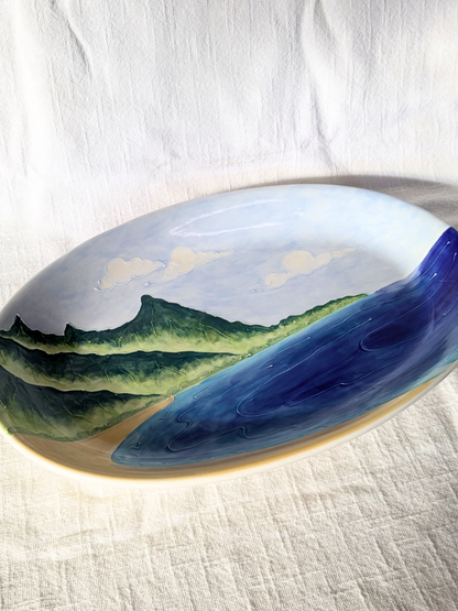 Oval Coupe Platter Bali Hai