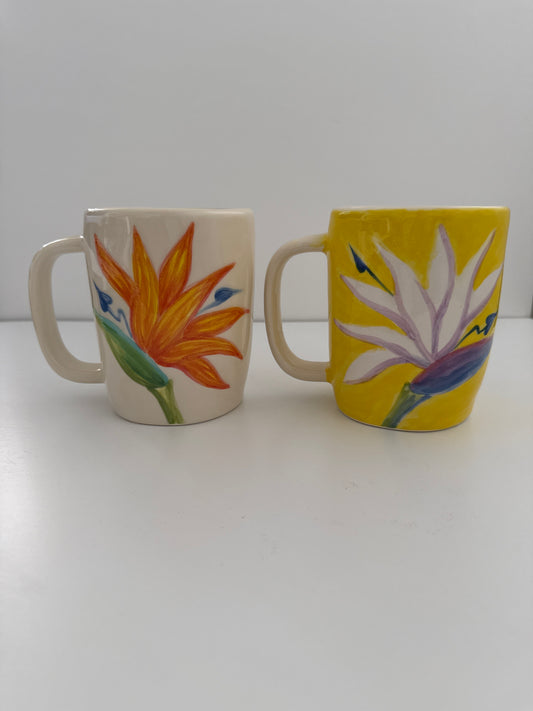 Cottage Mug Tropical Flowers