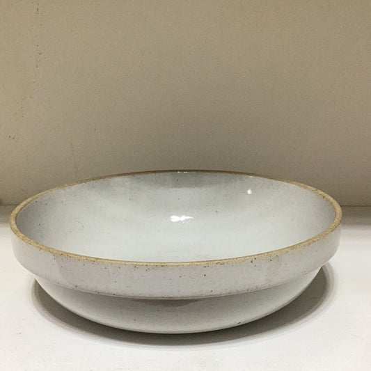 Shallow porcelain bowl