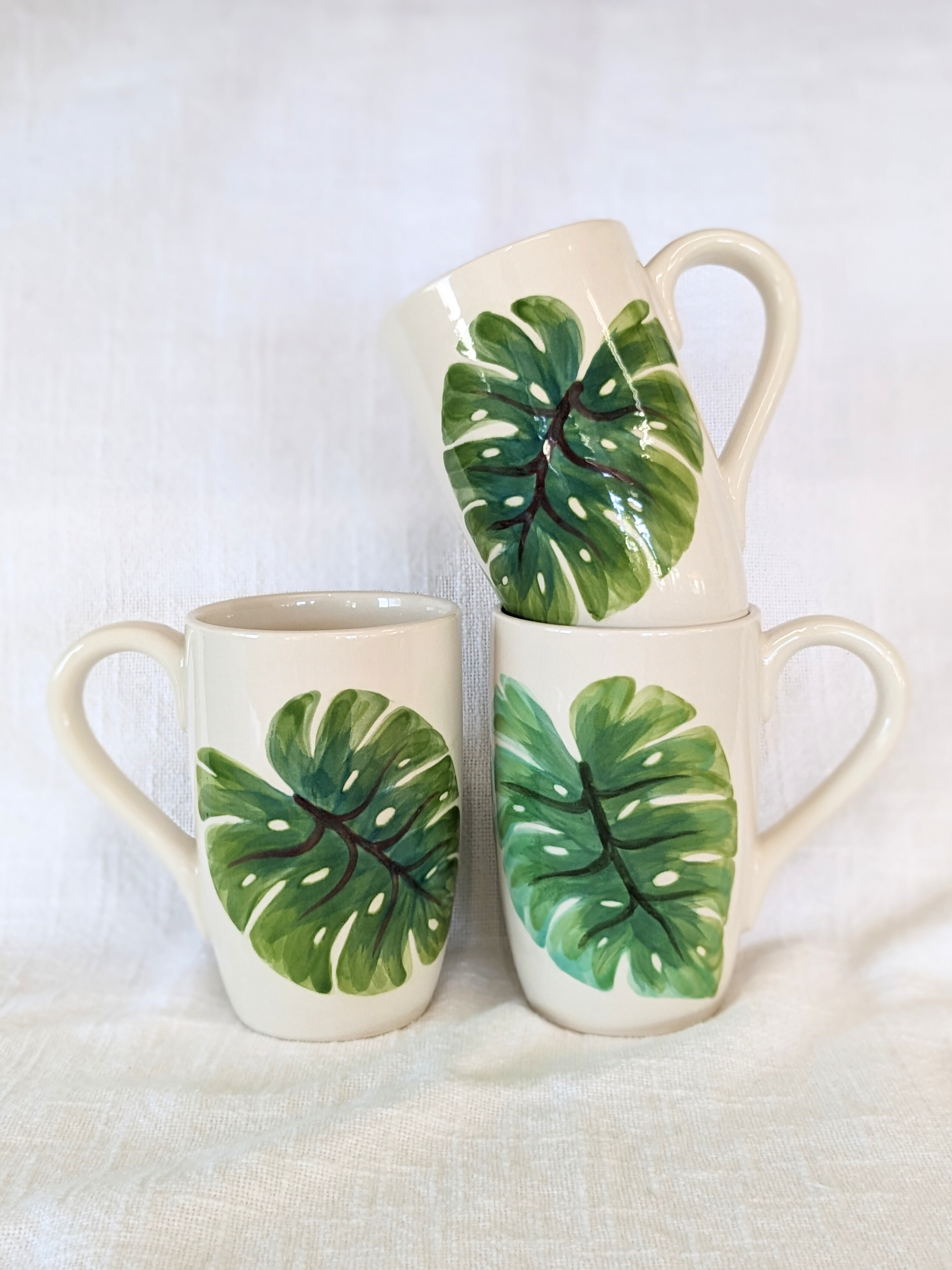 cupshe monstera Beer Mug Monstera – Banana Patch Studio