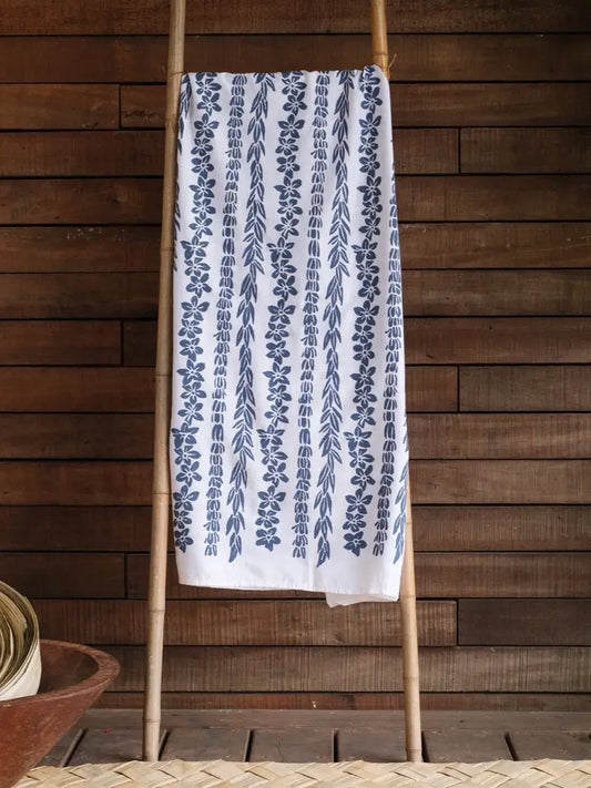Handprinted "Sulu" Sarong - Salusalu Print