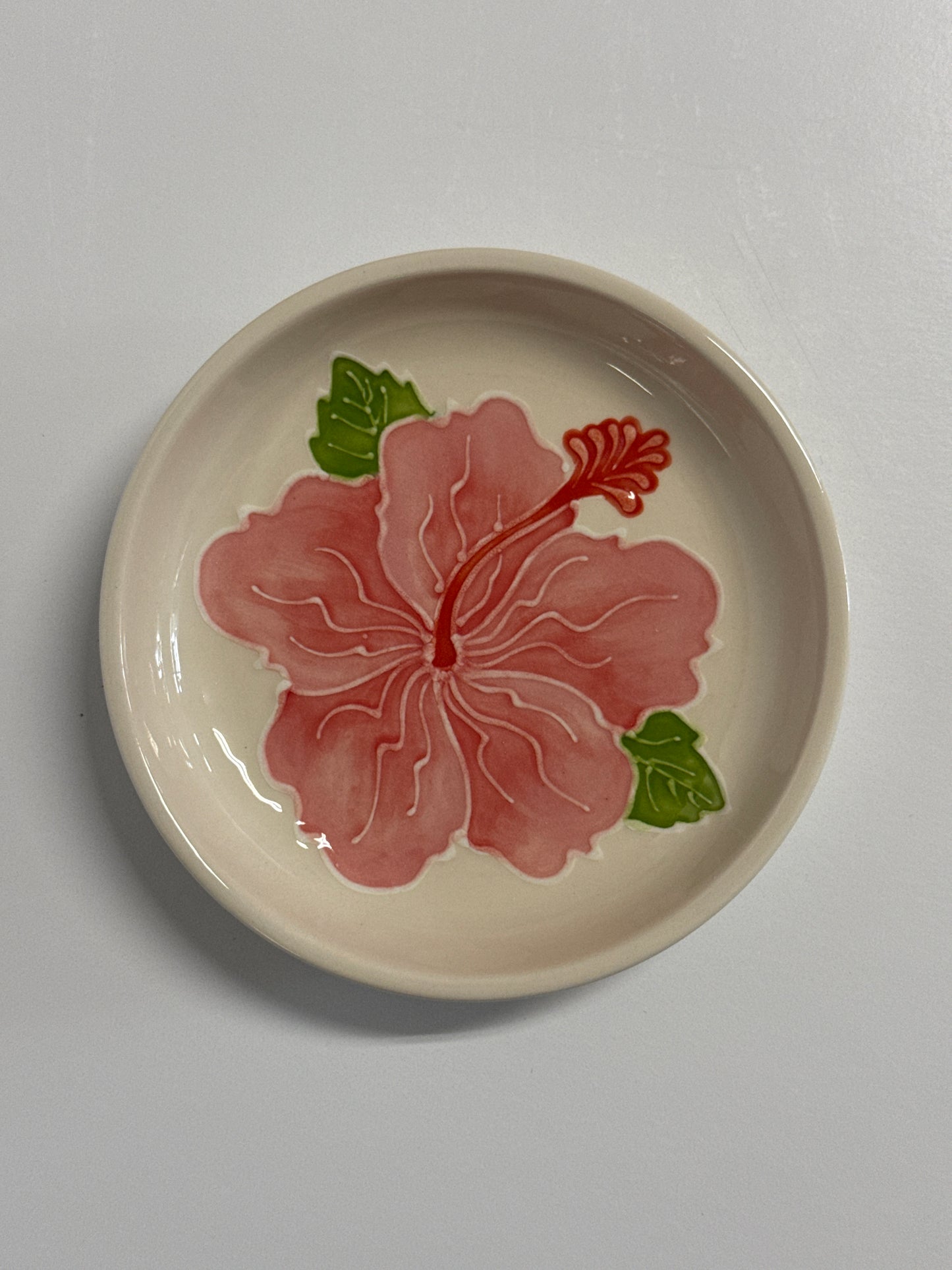 Trinket Dish Hibiscus