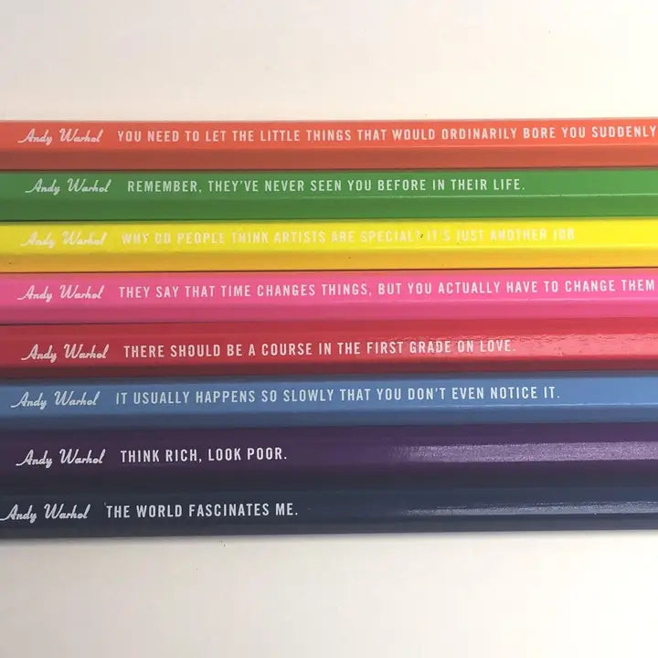 Andy Warhol Colored Pencils