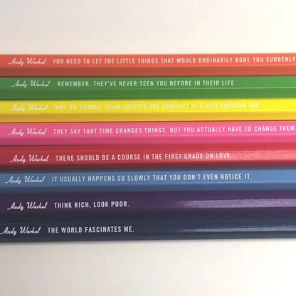Andy Warhol Colored Pencils