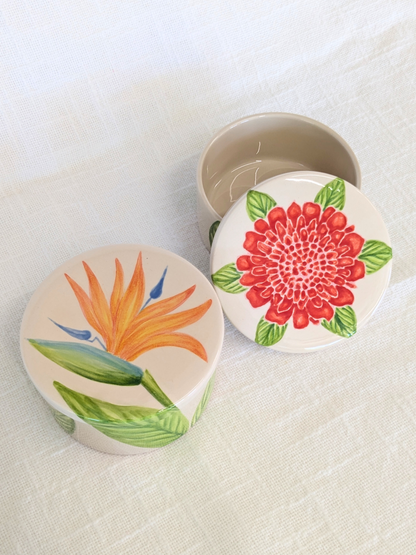 Tropical Flower Treasure Box