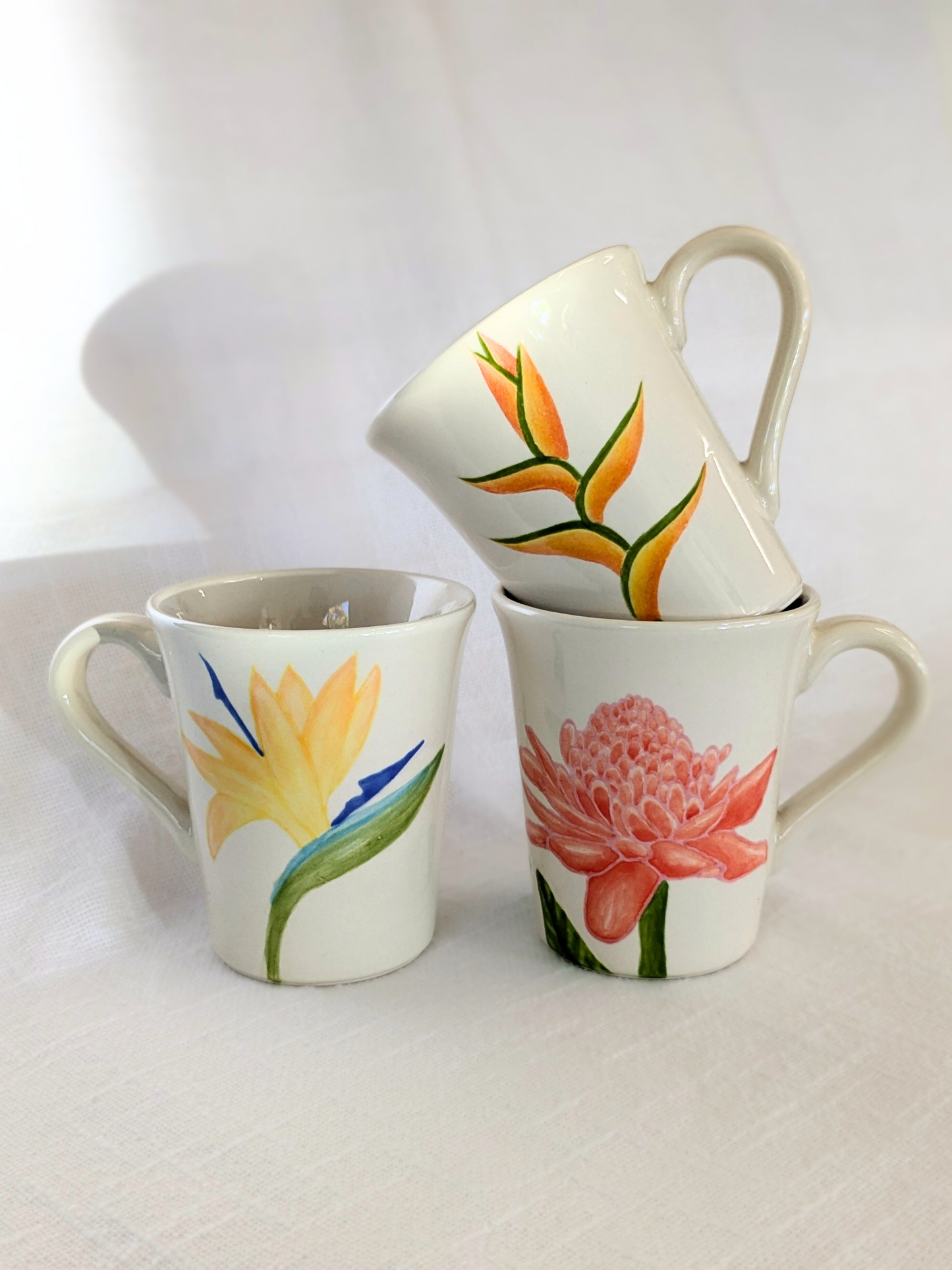 Flare Mug Tropical Flower