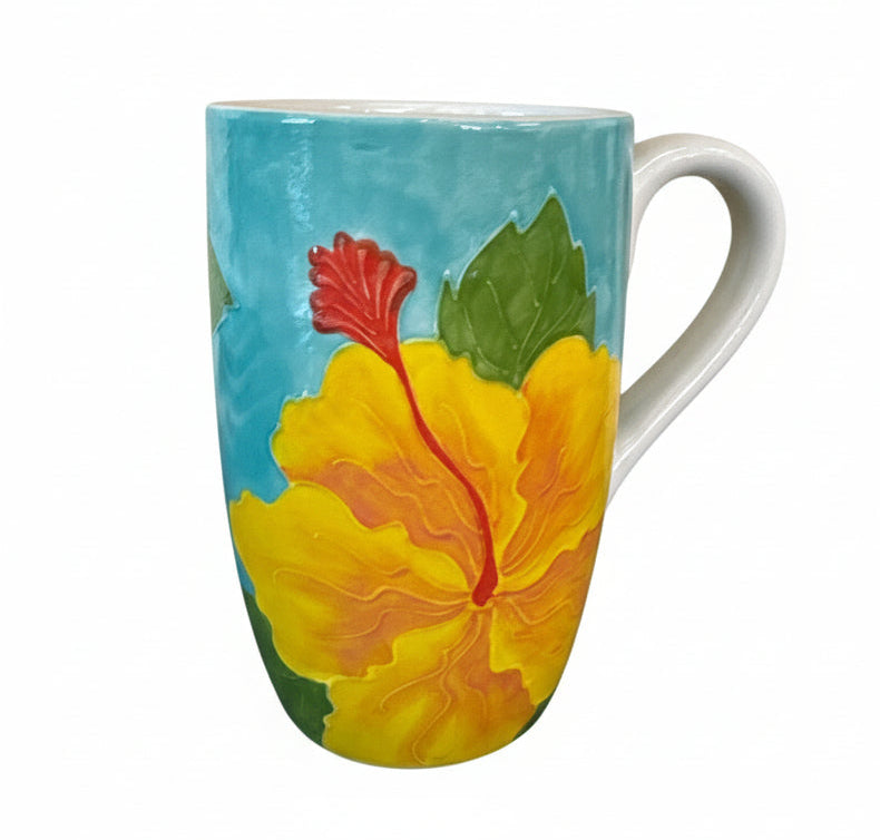 Hibiscus Beer Mug