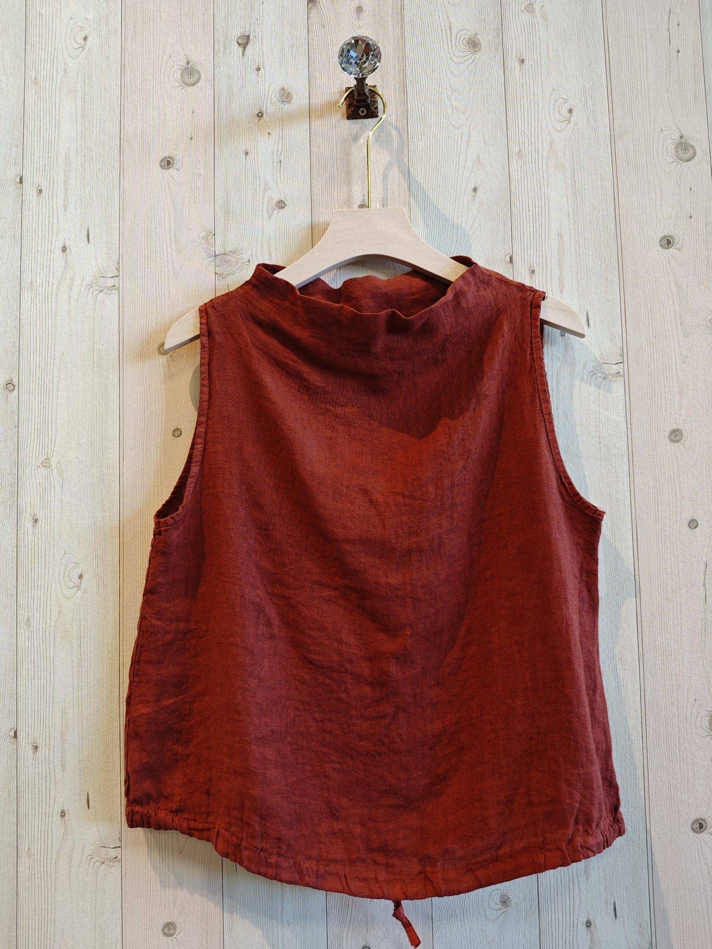 REF 5189 SLEEVELESS BLOUSE 100% LINEN