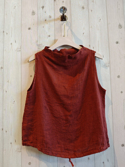 REF 5189 SLEEVELESS BLOUSE 100% LINEN